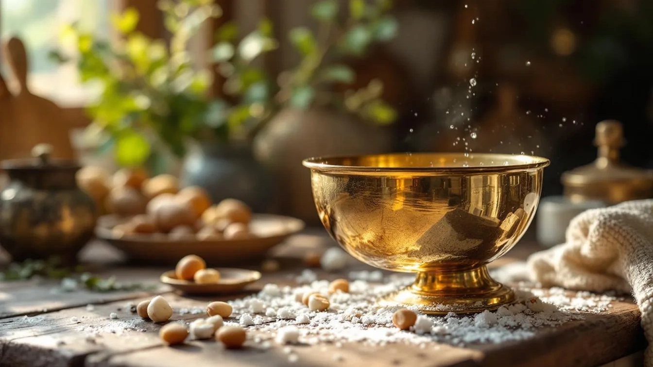 Aceto bianco e sale: come far brillare gli oggetti in ottone per fortuna