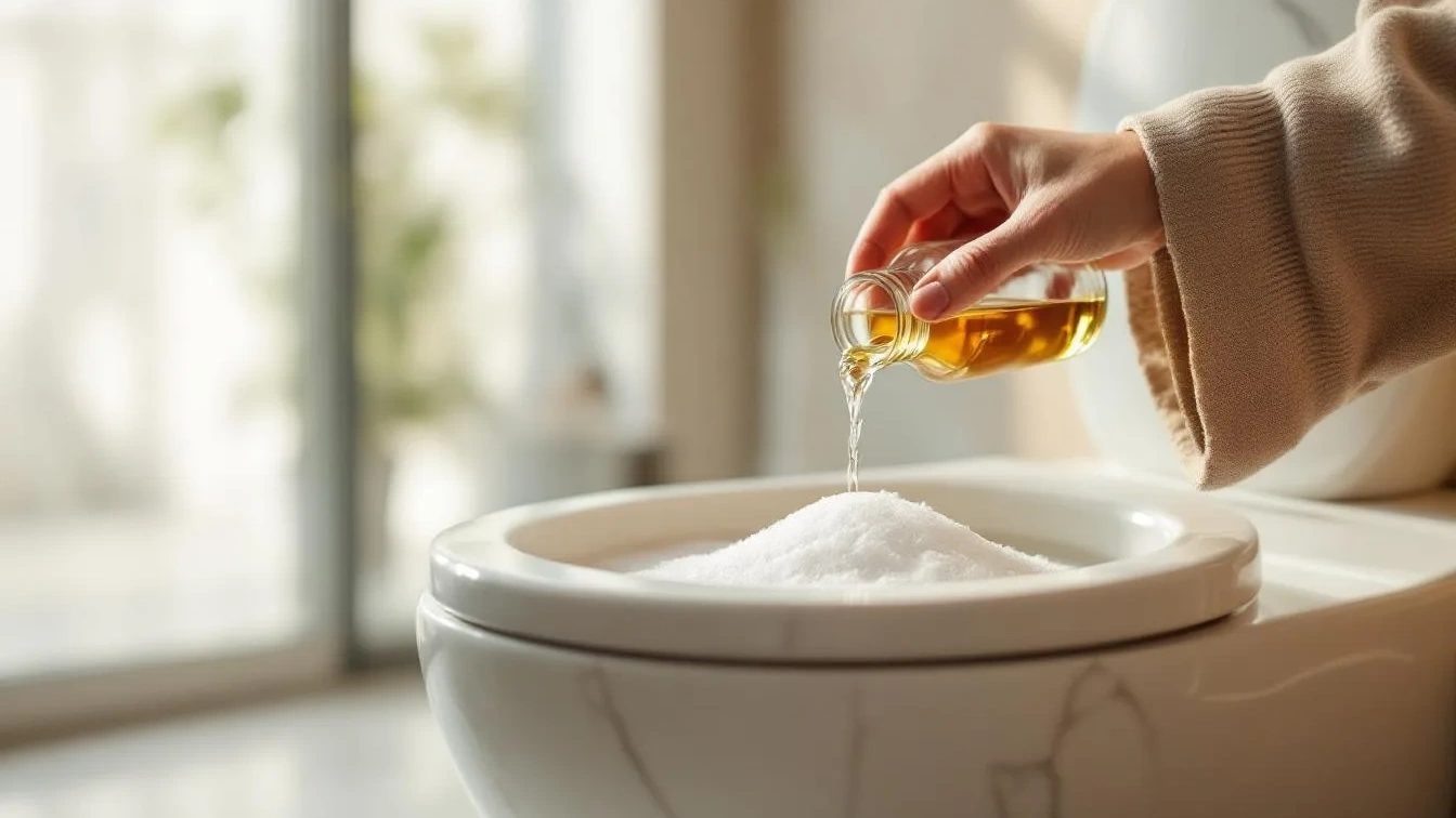 Bicarbonato e Aceto nel WC: il segreto per disinfettare senza candeggina