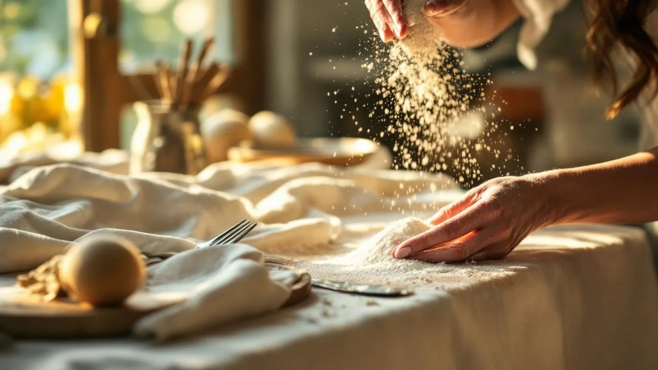 Farina di riso e macchie: il trucco per togliere l’umidità dalle tovaglie