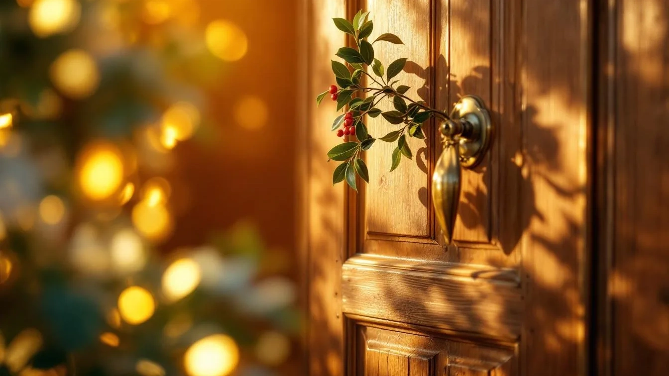 Metti un rametto di vischio sulla porta: il segreto ancestrale per la fortuna