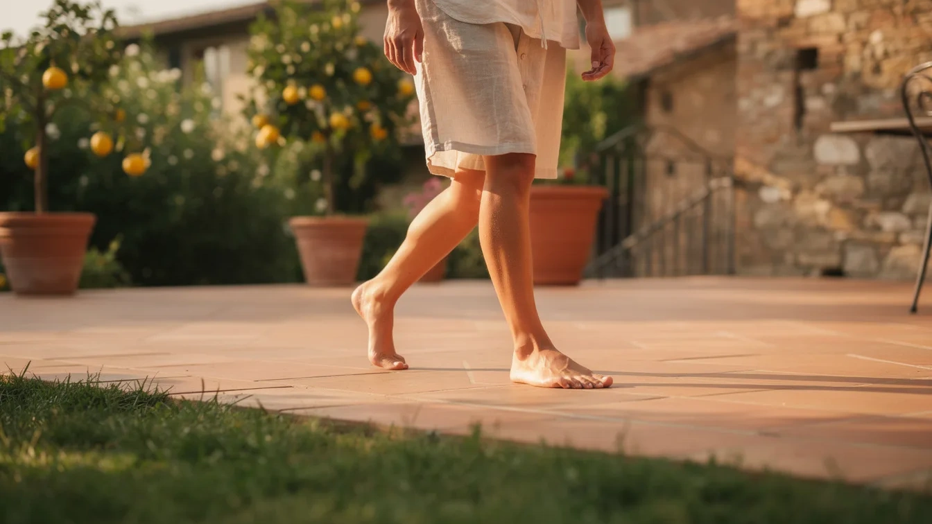 Nebbia cerebrale post-pranzo: perché dovresti camminare 5 minuti scalzo