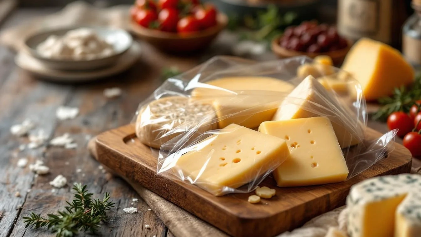 Pellicola trasparente sul vassoio: il trucco per non far seccare i formaggi