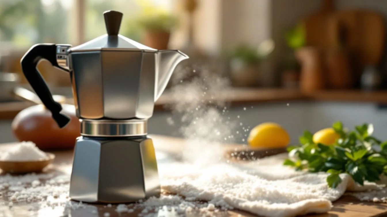 Sale Grosso e Aceto: la miscela per pulire la moka e far tornare il caffè buono