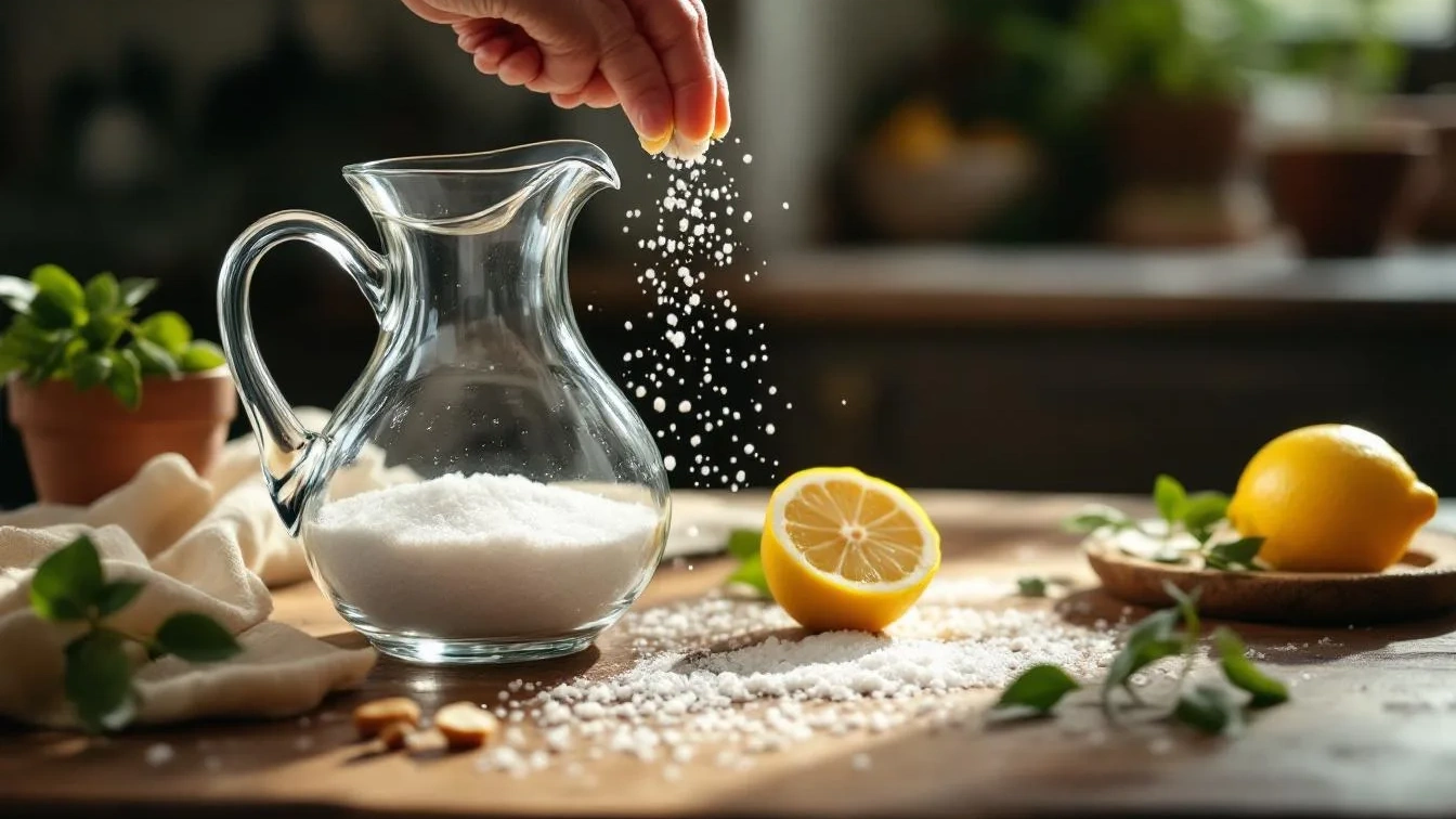 Sale grosso e limone: il segreto per pulire le caraffe dai residui di vino