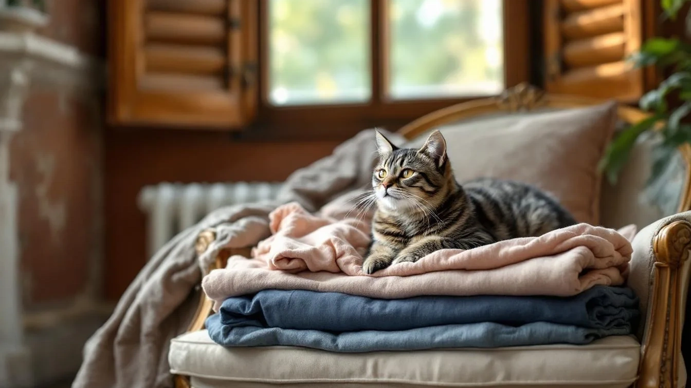 Comportamentalista felino spiega: se il tuo gatto dorme sui tuoi vestiti, il motivo è profondo